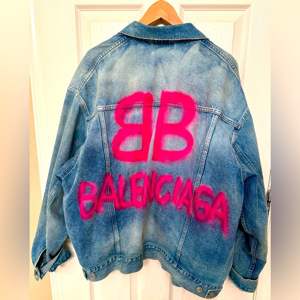 Balenciaga Oversized Denim Jacket Size Large